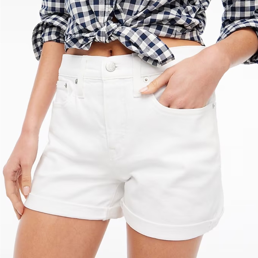 J. Crew Classic Denim Short in Optic White - Picture 7 of 8